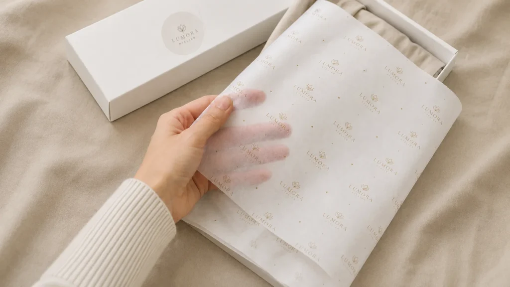 Papel de seda para ropa