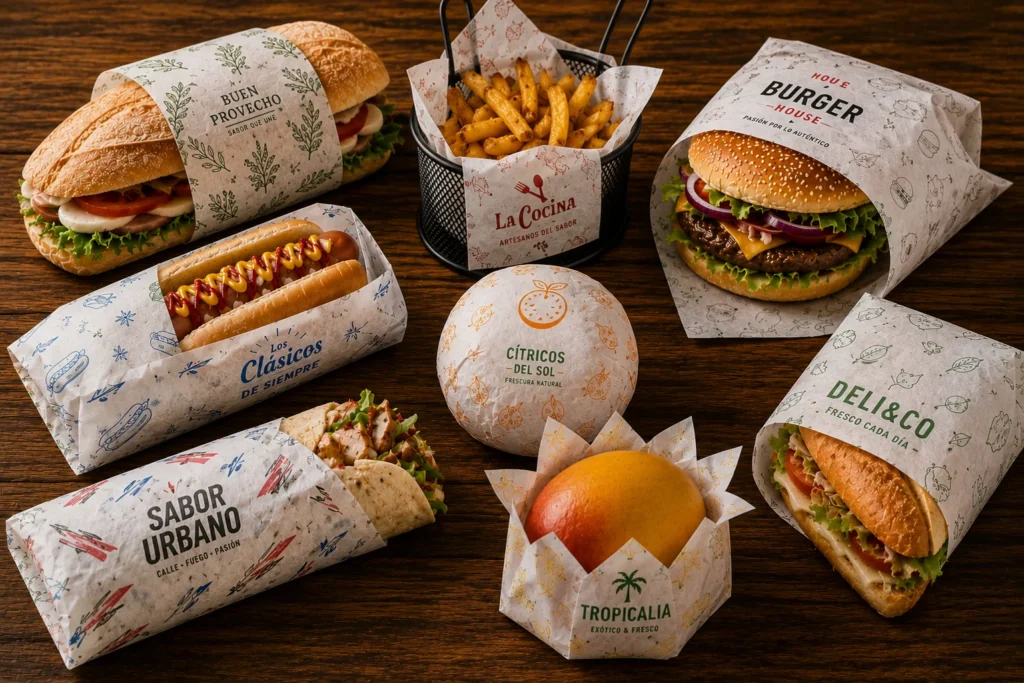 Papel para envolver todo tipo de alimentos