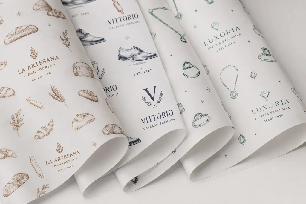 Papel sulfito personalizado
