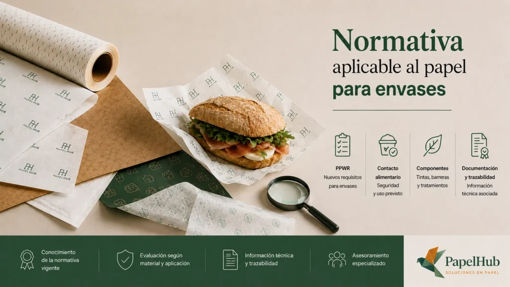 Normativa sobre papel para envolver